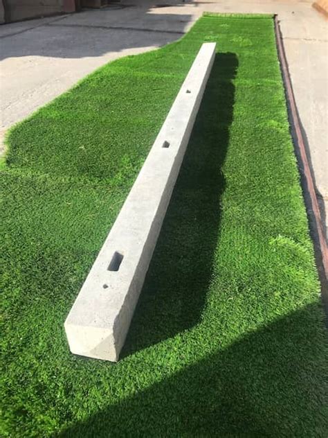 concrete morticed fence posts  VAT