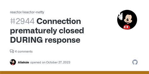 connection prematurely closed during response  Build & Test