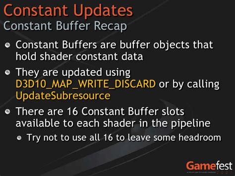 constant buffer view  For multiple Unordered