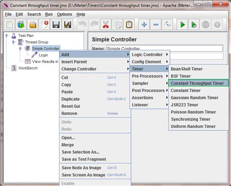 constant throughput timer in jmeter  Follow answered Nov 2, 2022 at 4:51