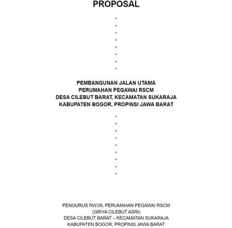 contoh draft proposal pdf Contoh Draft Surat penawaran - Download as a PDF or view online for free