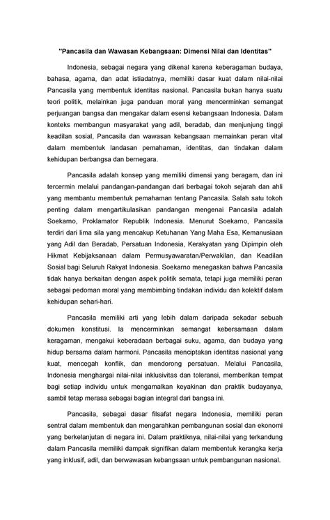 contoh essay wawasan kebangsaan Selanjutnya kita akan mempelajari contoh soal cpns tentang undang-undang dasar 1945 tes wawasan kebangsaan (twk)