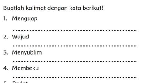 contoh kalimat wujud  (kalimat tunggal 1) Rudi berangkat ke bengkel