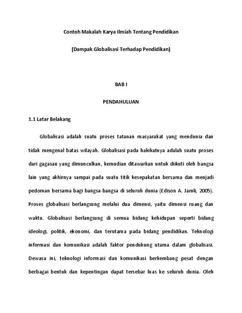 contoh karya ilmiah semi formal pdf Pd