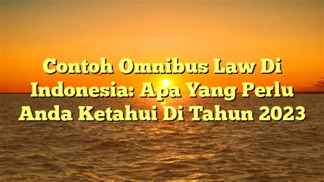 contoh kasus civil law di indonesia  5