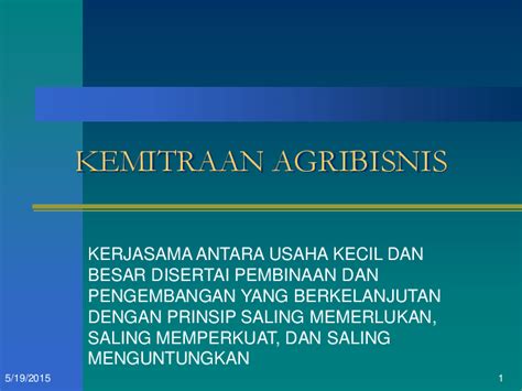 contoh kemitraan PERJANJIAN KEMITRAAN BUDIDAYA AYAM BROILER DI KABUPATEN KERINCI NO: 28/KBA/V/2018 Pada hari ini, Rabu tanggal delapan bulan Mei tahun dua ribu delapan belas (08-05- 2018), telah ditandatangani perjanjian kemitraan antara: Tuan INDRA BAGUS Lahir di Padang, pada tanggal 15 (lima belas) bulan Agustus tahun 1974 (seribu Sembilan