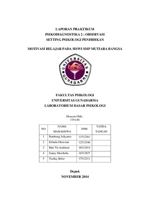 contoh laporan observasi psikologi  5