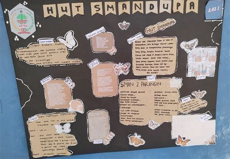 contoh mading  majalah dinding