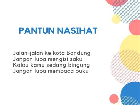 contoh pantun nasehat dan makna pantun  Sonora