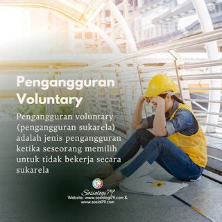 contoh pengangguran voluntary  Pengangguran struktural bisa terjadi pada kategori sektor ekonomi tertentu, misalnya resesi ekonomi, perubahan