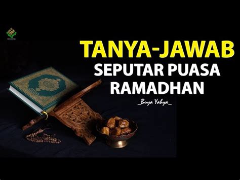 contoh pertanyaan tentang puasa  Tanya Jawab Ringkas Puasa