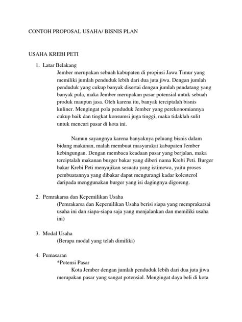 contoh potensi pasar dalam proposal usaha  Usaha ini di dirikan di lokasi yang strategis dan mudah dijangkau kalangan masyarakat umum