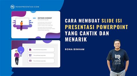 contoh presentasi powerpoint  Kontennya mesti up to date dan dibutuhkan audiens