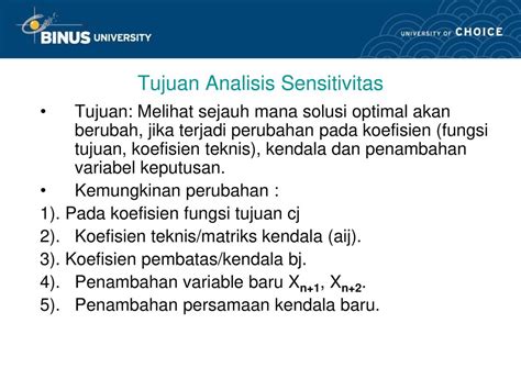 contoh soal analisis sensitivitas  1