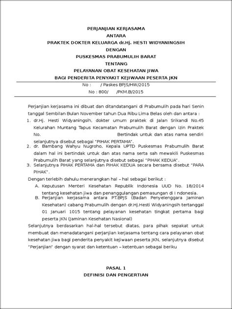 contoh surat mou kerjasama perusahaan  Kesepakatan tersebut bisa Anda jadikan contoh saat membuat