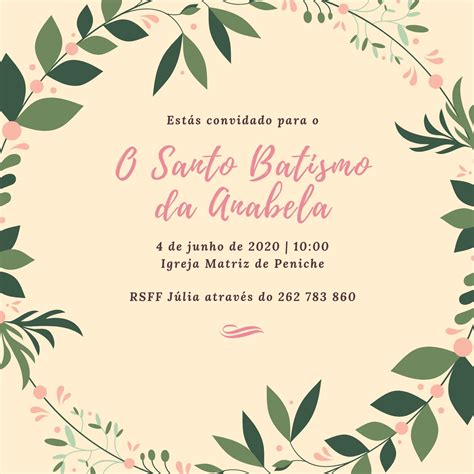 convite batizado online  Simplifique toda a organização e gestão de sua festa ou evento e aproveite ao máximo