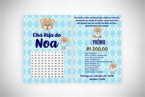 convite chá rifa para editar 1 a 50 com oferece; 2) Acesse sua conta ou crie uma conta grátis; 3) Edite os dados do convite (nome, tipo de