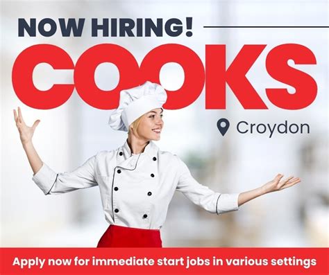 cook jobs croydon 30am - 5