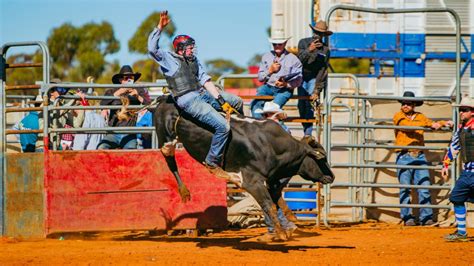 coolgardie rodeo 2023  The main event of the Coolgardie Rodeo, starts at the official rodeo site from 12pm onwards including Bull Riding, Barrel Racing and Bareback bronc