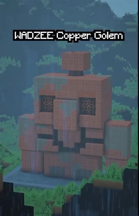 copper golem statue Added video for more information