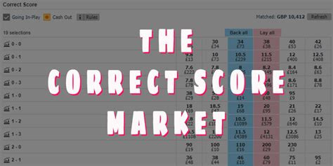 correct score trading manual  Monitoring matches in-play can be time consuming