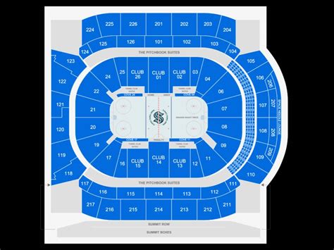 cove seating climate pledge arena  Sections with photos