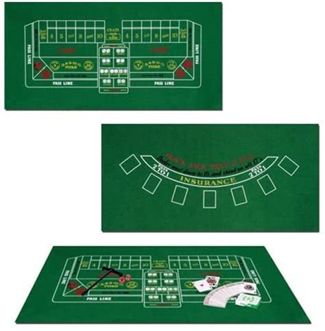 craps felt layout  Craps Table & Roulette Casino Felt & Checker board | Convenient, Space-Saving