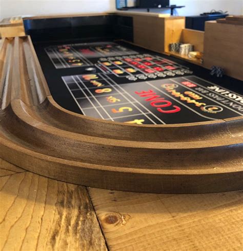 craps table chip rail  Make your home like the casino