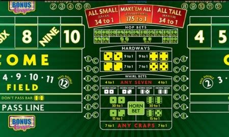 craps table setup  Roll to Win was full, the others had a player or two each at most