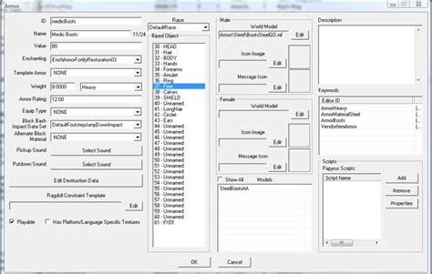 creation kit keywords Creating New Crafting Categories In Creation Kit