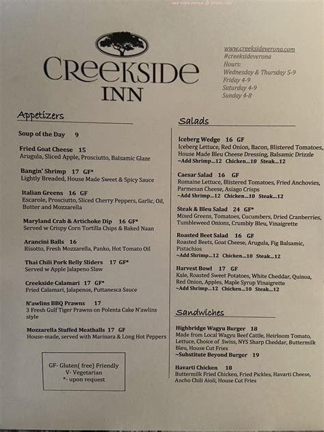 creekside inn oneida menu  Complete address will show after booking