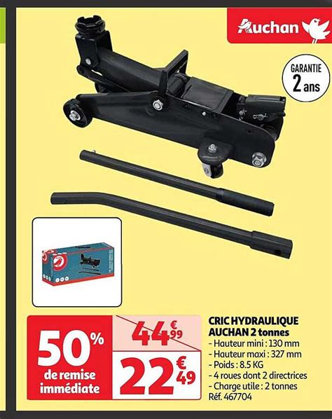 cric hydraulique auchan  Cette offre a expiré