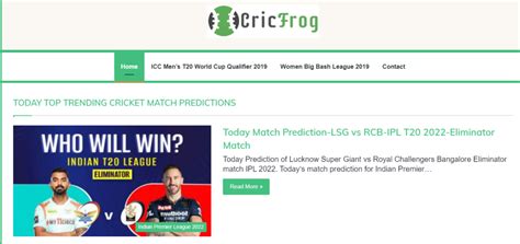 cricfrog info in belongs to Team Internet AG