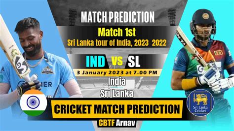 cricket match prediction 100 sure Their combined experience and intricate understanding of the nuances of the game ensures that each prediction is more than just a number; This is a well thought out suggestion