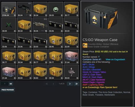 cs go weapon case drop  This container was released on August 14th, 2013, alongside the "The Arms Deal" update