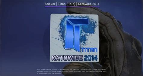 csgo titan holo price The rarity of the item is Remarkable, which makes the Natus Vincere (Holo) | Katowice 2014 a rather rare drop with an estimated drop chance of 15