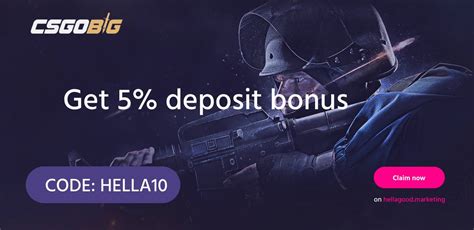 csgobig promo codes  If you're looking for the best CSGO Net promo code for 2023, look no further than ESPORTSLOUNGE