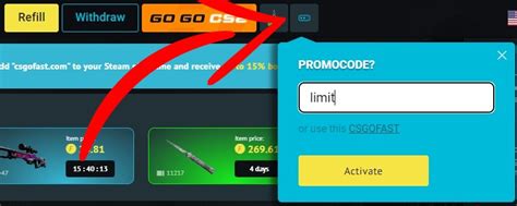 csgofast promo codes  Step 2