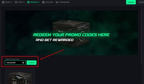 csgoluck promo code  Open the case and take your free skin