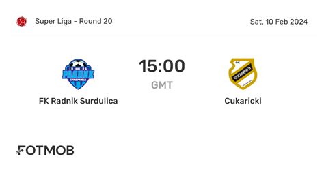 cukaricki flashscore  *Important notice – Sofascore