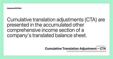 cumulative translation adjustment  6