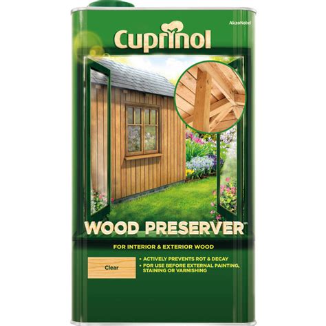cuprinol wood preserver clear 5l  Buy Cuprinol Exterior Wood Preserver