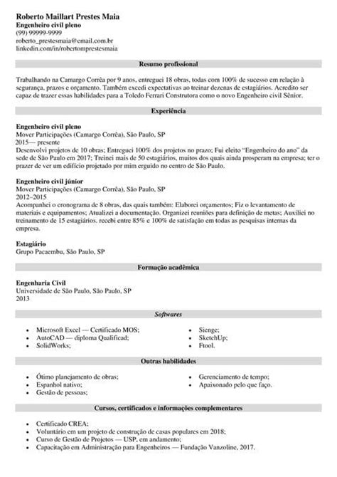 currículo engenheiro civil recém formado Obrigado Manual do Engenheiro Recém-Formado 2ª EDIÇÃO — AGOSTO 2015 3 4 ÊNIO PADILHA Manual do Engenheiro Recém-Formado 5 JURO que, no cumprimento do meu dever de Engenheiro, não me deixarei cegar pelo brilho excessivo da tecnologia, de forma a não me esquecer de que trabalho para o bem do Homem e não da máquina