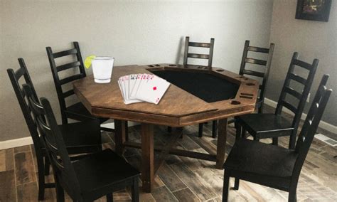 custom card table  TEXAS HOLDEM POKER TABLE WITH DEALER SPOT AND FURNITURE STYLE WOODEN PEDESTAL LEGS (CUSTOMIZABLE)Step 1: Launch TSDB