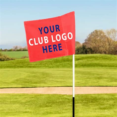 custom embroidered golf flags  NYLON: 200-denier Solar Max, combines lustrous beauty & rugged strength that flutters nicely in wind, versatile flag material