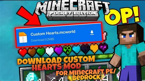 custom hearts mod minecraft bedrock 8k 1k 2