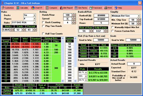 cvcx blackjack  Question for anyone who has experience with the software, because I'm getting a huge discrepancy between these platforms