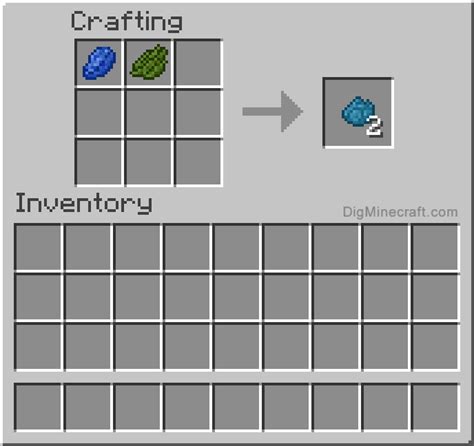 cyan dye recipe  First, use your character crafting area to turn the lapis lazuli into blue dye