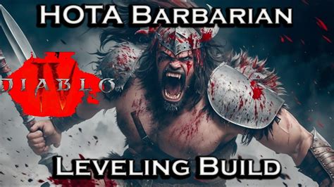 d4 barbarian hota leveling build  2-Handed Sword Expertise turns a portion of direct damage into bleed damage, so use that as your technique