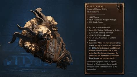 d4 lidless wall  Bone Spear leaves behind echoes as it travels that explode dealing [X] damage, increased by x5% for every 30% of your Critical Strike Damage Bonus